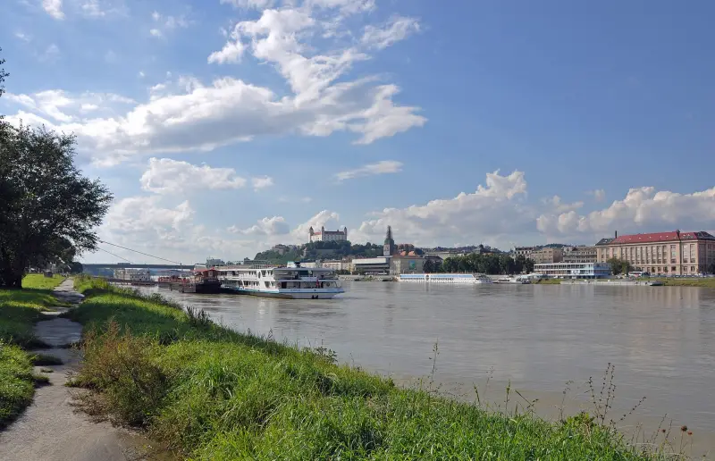 Die Donau in Bratislava